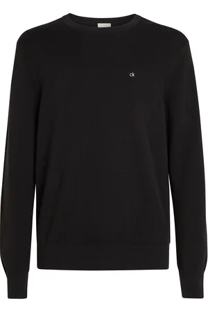Calvin Klein Micro Pique Structure Sweater Black