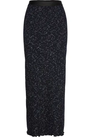 Mads Norgaard 2X2 Cotton Space Maxine Skirt Black