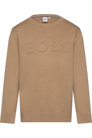 HUGO BOSS Pullover Brown