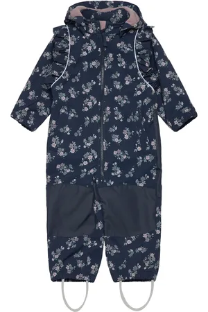 NAME IT Nmfalfa08 Softshell Suit Frill Aop Fo Navy