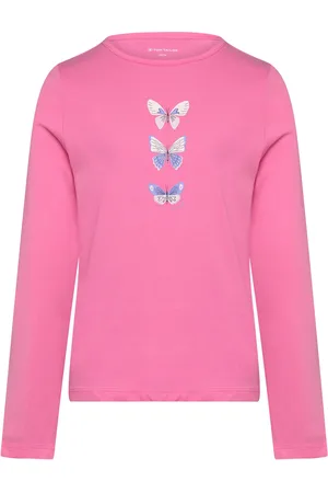 TOM TAILOR Printed Longsleeve Pink