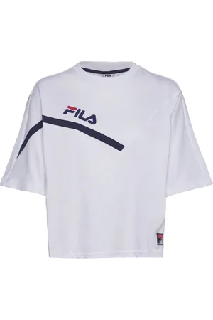 Fila Zug Cropped Wide Tee White