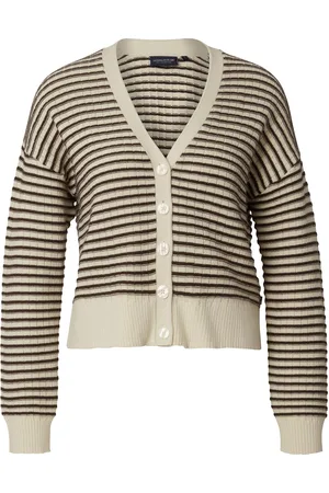 Lexington Selma Cotton/Cashmere Blend Cardigan Cream