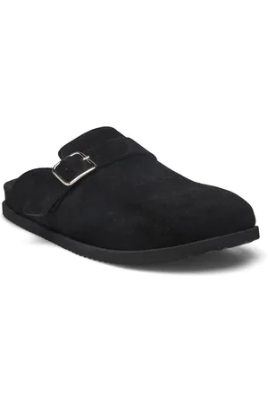 GARMENT PROJECT Blake Clog - Black Suede Black