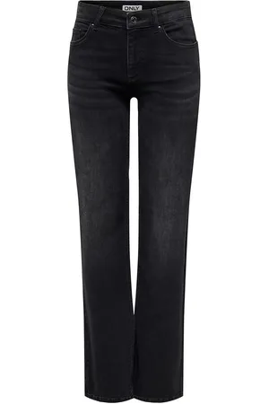 ONLY Onlblush Mid Straight Dnm Rea1099 Black