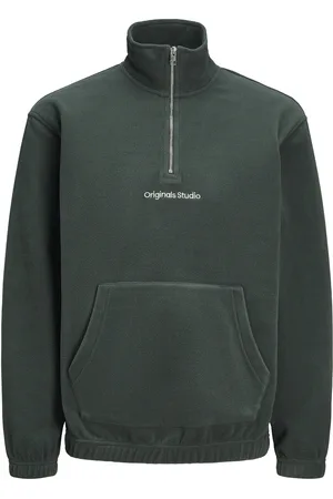 JACK & JONES Jorvesterbro Fleece Quarter Zip Noos Green Jack & J S