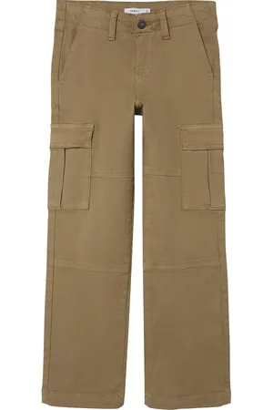 NAME IT Nkmryan St Twi Cargo Pant 5720-Ot Noos Green