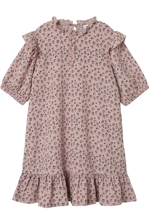 NAME IT Nkfnasla Ss Frill Dress Pink