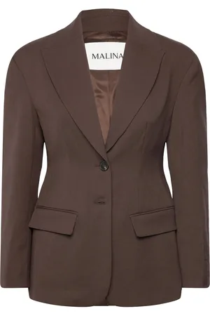 By Malina Ella Tailored Peplum Blazer