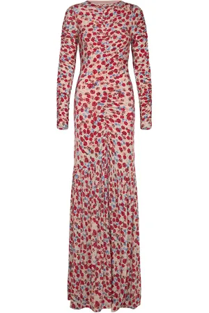 By Malina Danielle Draped Jersey Maxi Dress Pink