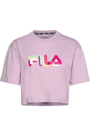 Fila Beuna Cropped Graphic Tee Pink