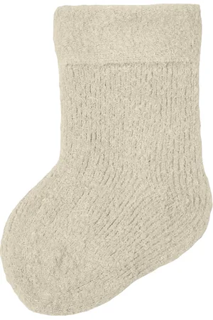 NAME IT Nbfolli Terry Fluffy Sock Beige