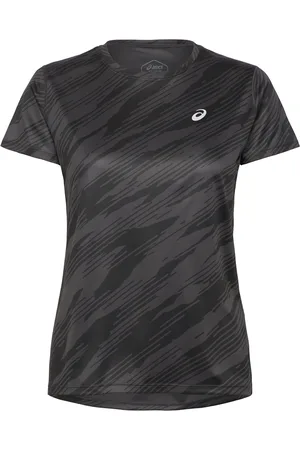 Asics Core All Over Print Ss Top Black