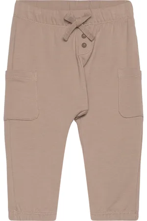 Lindex Trousers Joggers Cargo Beige