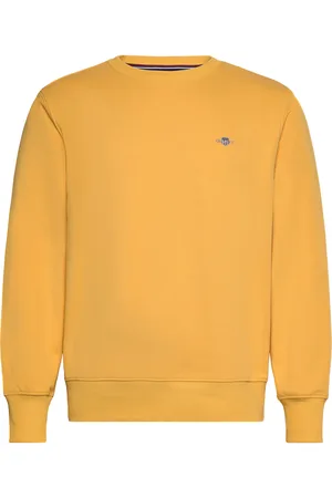 GANT Reg Shield C-Neck Sweat Yellow