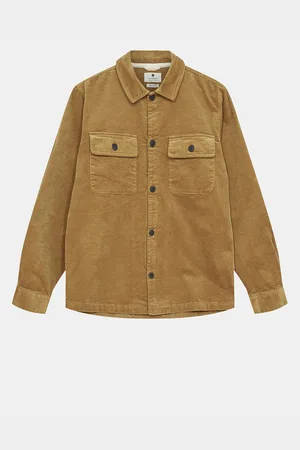 Anerkjendt Akoscar Cord Overshirt Yellow