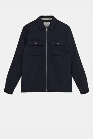 Anerkjendt Akhanky Heavy Twill Overshirt Navy