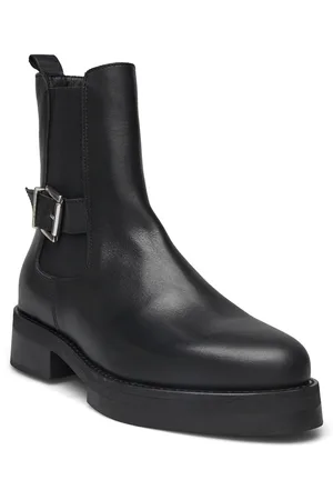 Bianco Biapanama Buckle Chelsea Boot Smooth Leather