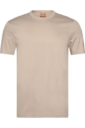 MOS MOSH Gallery Perry Crunch O-Ss Tee Beige
