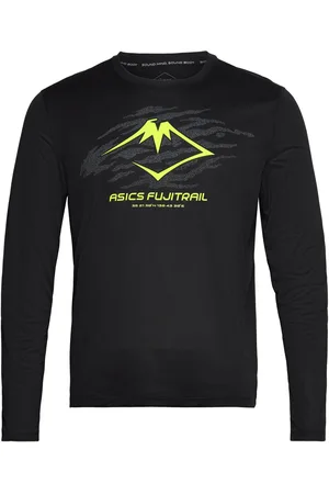 Asics Fujitrail Logo Ls Top Black