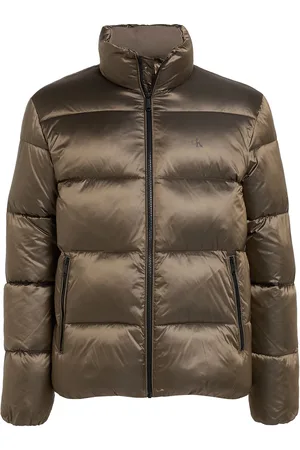 Calvin Klein Two T Puffer Jacket Brown