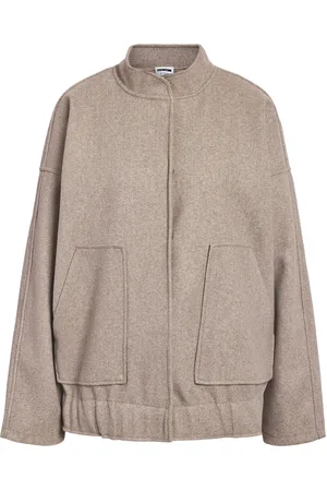 Noisy May Nmhalston L/S Bomber Jacket Wvn Noos Beige