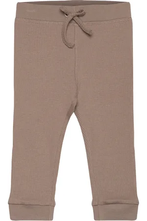 Minymo Pants Rib Beige