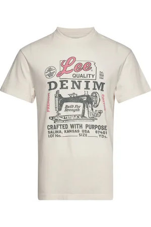 Lee Ss Working West Tee Cream