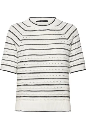 French Connection Oskie Ss Jumper White
