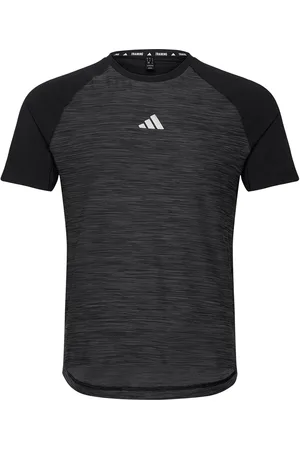 adidas Adidas Gym+ Training 3-Stripes T-Shirt Grey