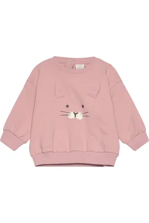 Lindex Sweatershirt With 3D Ears Pink