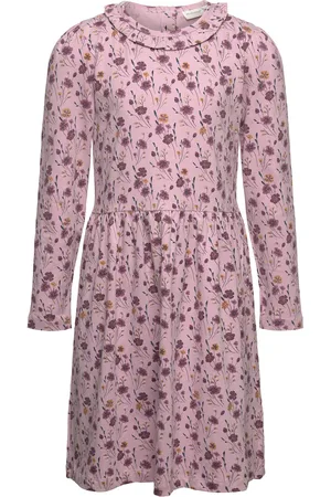 Minymo Dress Ls Aop Pink
