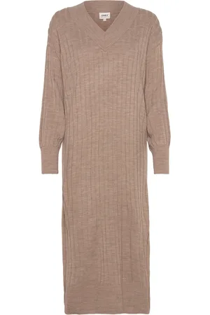 ONLY Olmnew Tessa L/S Midi V Dress Knt