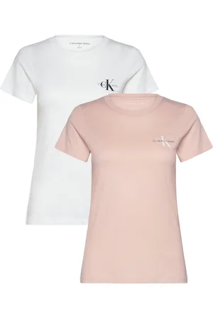 Calvin Klein 2-Pack Monologo Slim Tee Pink