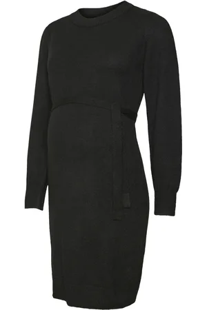 Mama;licious Mlnewanne L/S Abk Knit Dress A. Noos