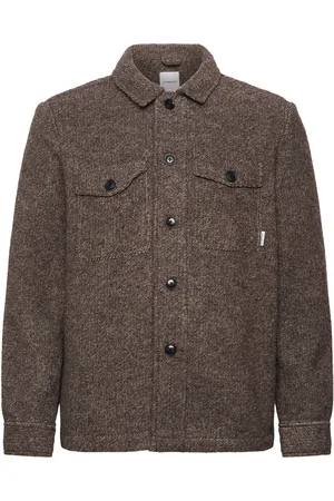 Lindbergh Textured Twill Overshirt