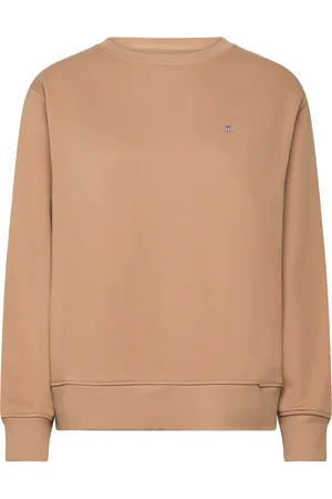 GANT Shield C-Neck Sweat Beige