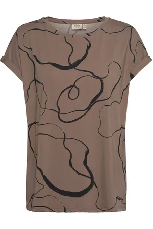 FRANSA Frseen Tee 1 Brown
