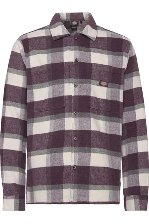 Dickies Plaid Coaling Ls Shirt Purple