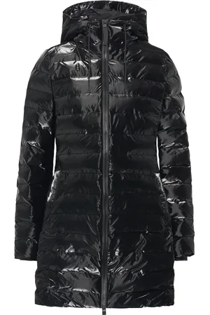Rains Lohja Long Puffer Curve Jacket W3T3 Black