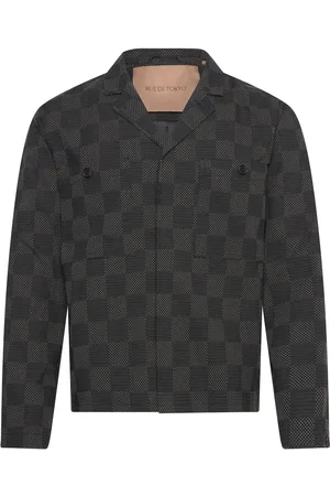 Rue de Tokyo Cosimo Japanese Sashiko Check Black