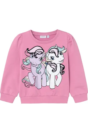 NAME IT Nmfsine Mlp Sweat Bru Cplg Pink