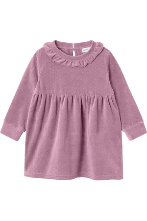 NAME IT Nmfnew Ls Vel Dress Pink