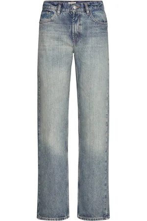 Lindex Trouser Denim Sia Mid Blue Blue