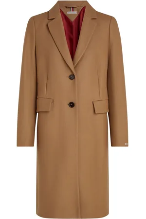 Tommy Hilfiger Wool Blend Classic Coat Beige