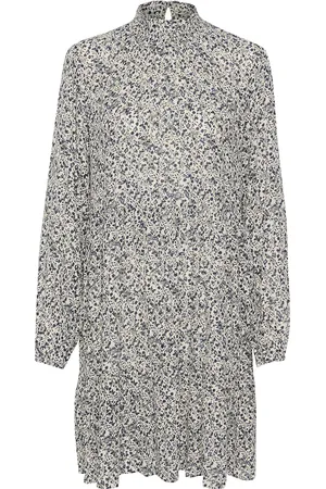 Kaffe Kasally Amber Dress Ls Grey