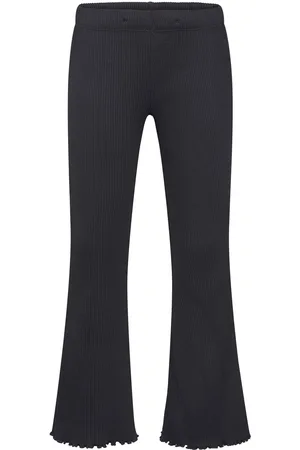 Lindex Leggings Flare Rib Solid