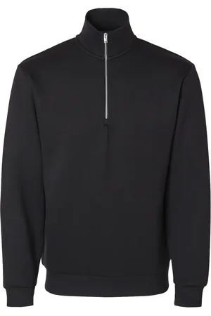 SELECTED Slhemanuel Soft Zip High Neck Sweat Noos