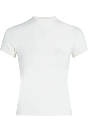 Calvin Klein Modal Stretch C-Neck Slim Top Ss White