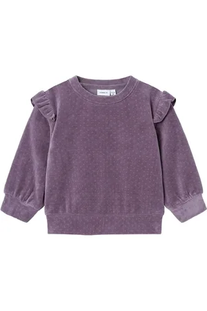 NAME IT Nmfnew Nreg Ls Vel Top Purple